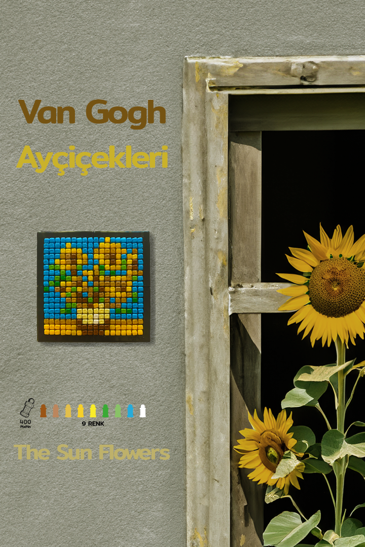  Pixbon Flexi Pixel Sanat Kiti - Ayçiçekleri/The Sun Flower - PFS1006