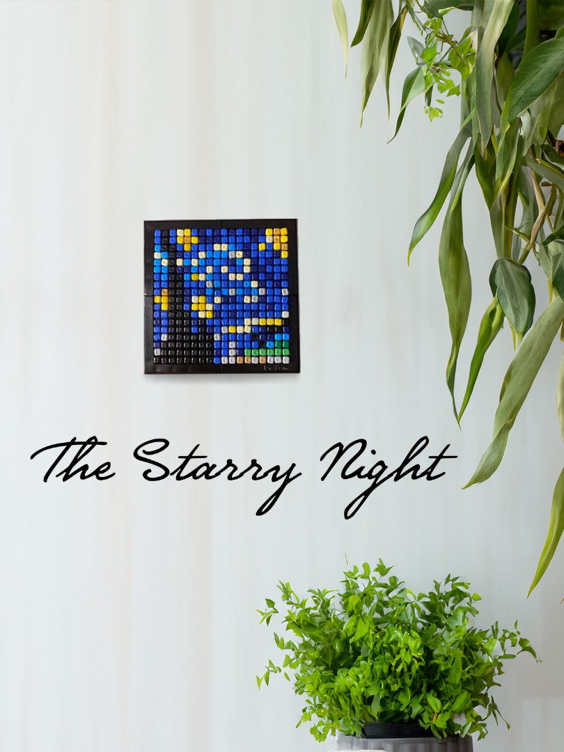 Pixbon Flexi -  Pixel Sanat Kiti - Yıldızlı Gece/Van Gogh - PFS1005